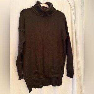 Forever 21 Dark Green Turtleneck Sweater